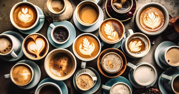 Разные виды кофейных напитков. Взято из интернета