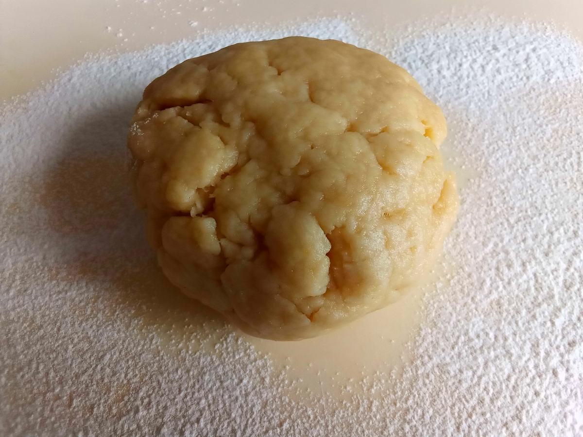 Постная выпечка. Тесто. Фото от автора