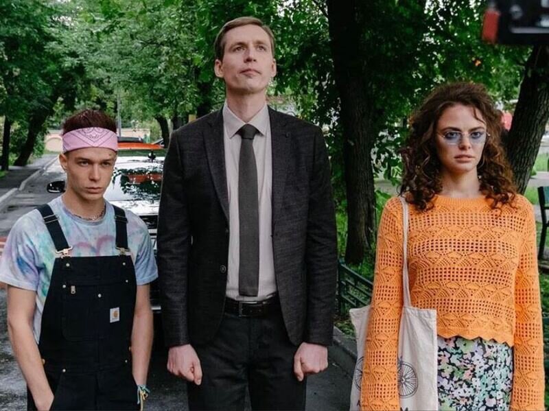 Кадр со съемок сериала «Наследство»
