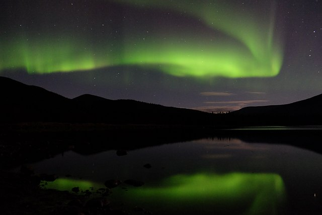 Северное сияние из Wikipedia Commons