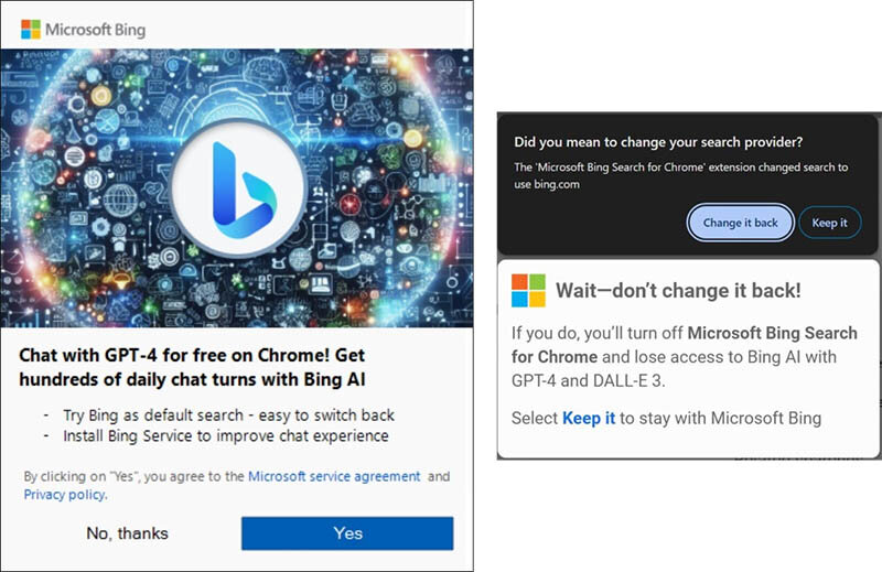 Вот такие окна появляются в Chrome