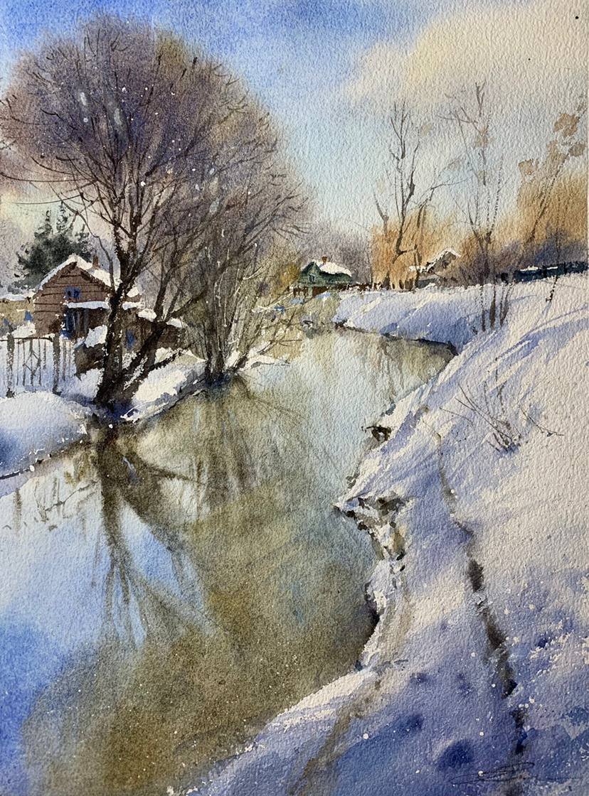 Зимняя речка