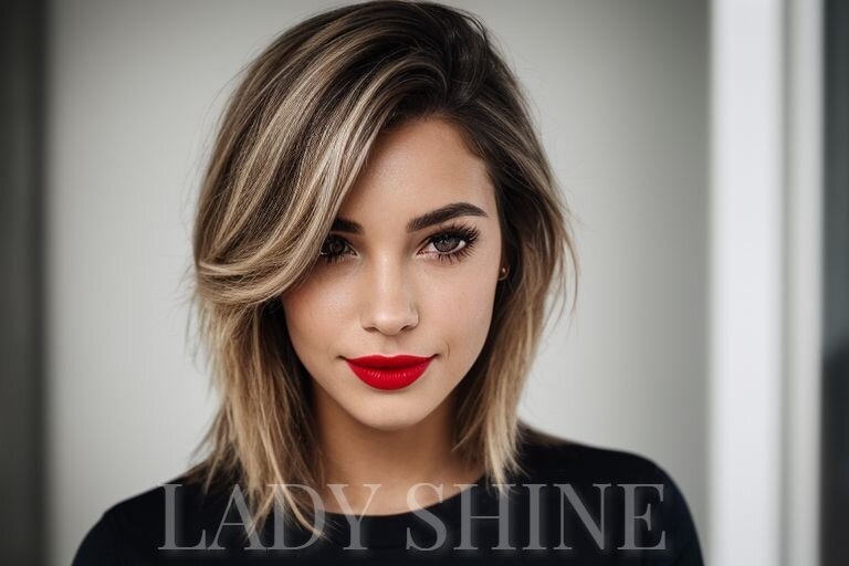 Мелирование на черные волосы в салоне красоты "Леди Shine"