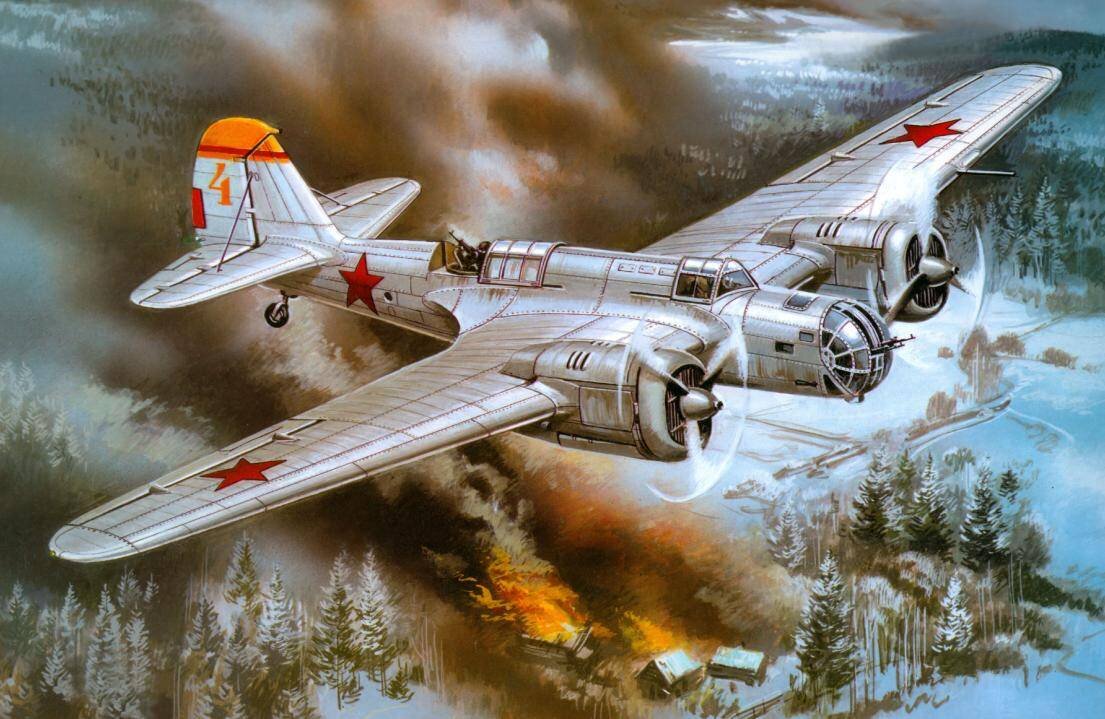 АНТ-40 за работой