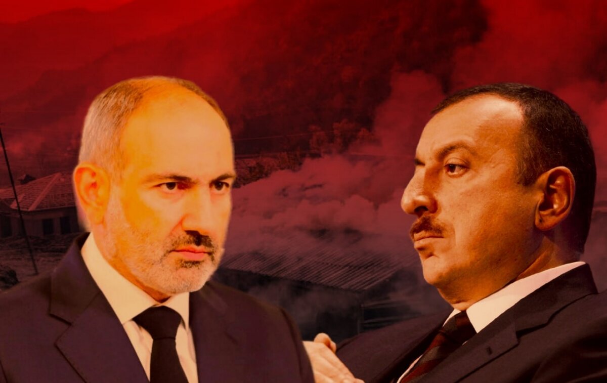 Ильхам Алиев. Никол Пашинян. Иллюстрация: © REX