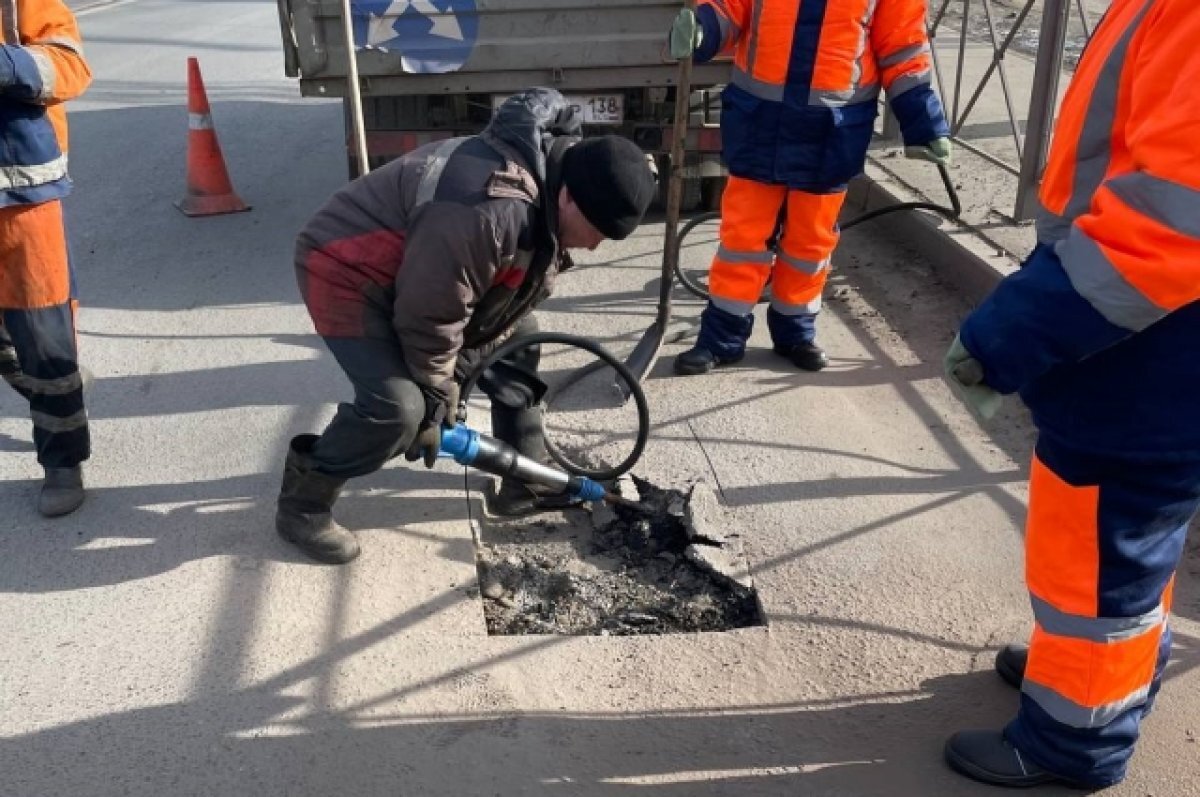    Ямочный ремонт провели на 10 улицах в Иркутске