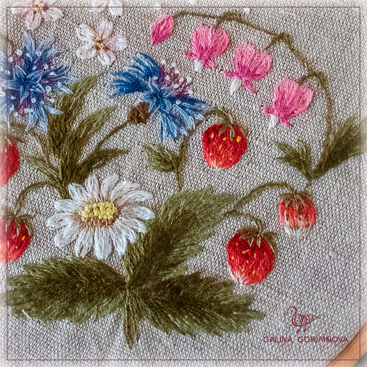 Бесплатная схема для тех, кто уже имеет некоторый опыт вышивания.