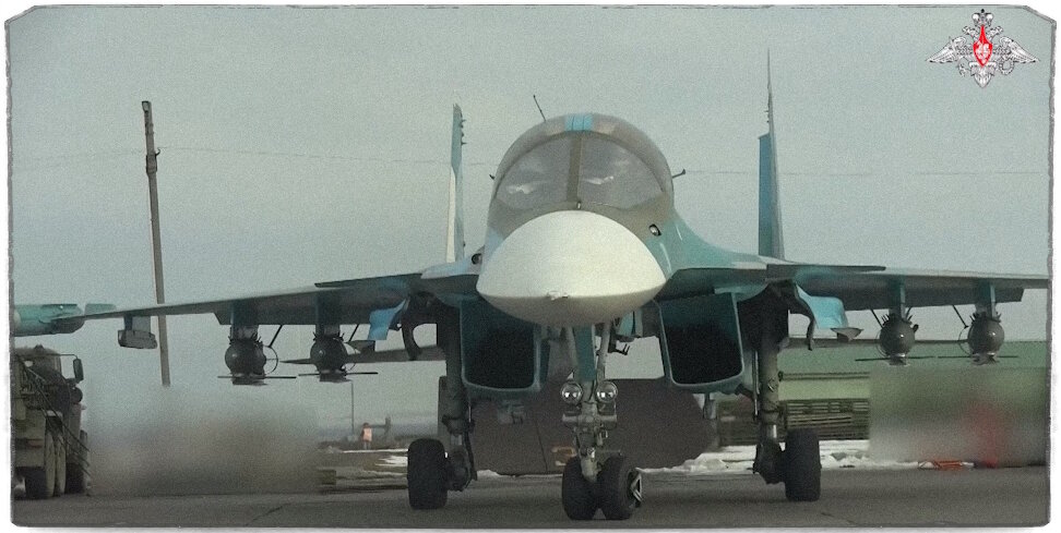 Су-34 с четырьмя УМПК-500