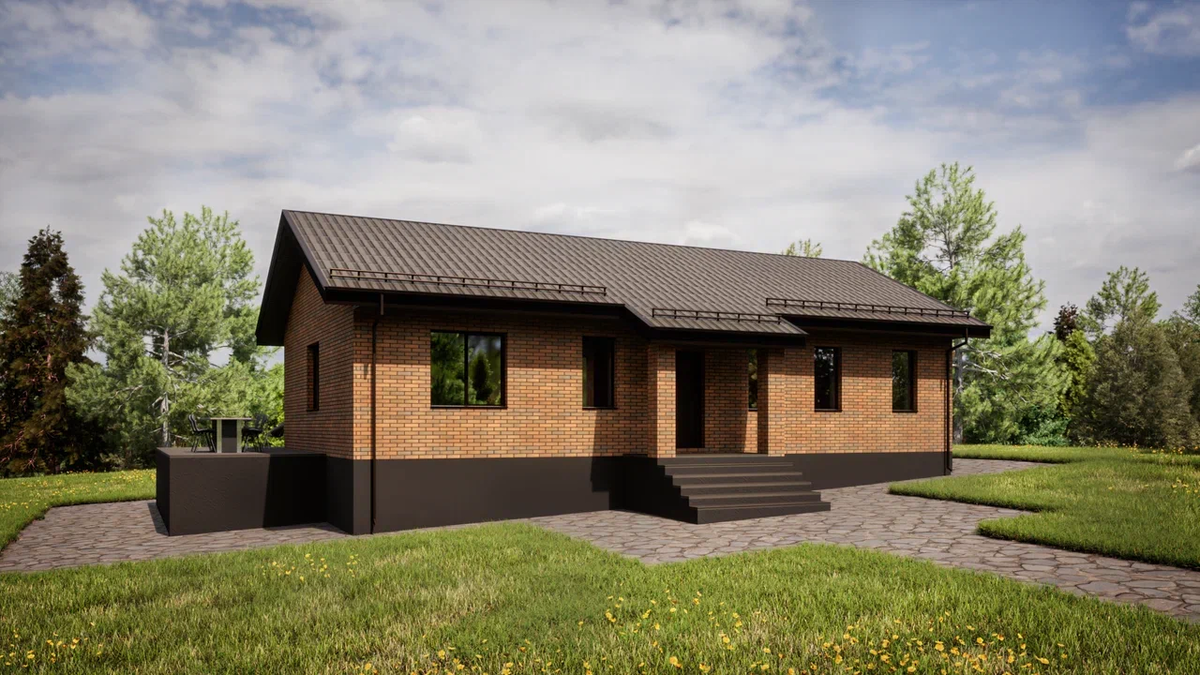 Готовый дом Дублин 140м2 .от 6,05 млн.р. Ежемесячный платеж ~30250 руб, планировка ➡, ссылка ниже 