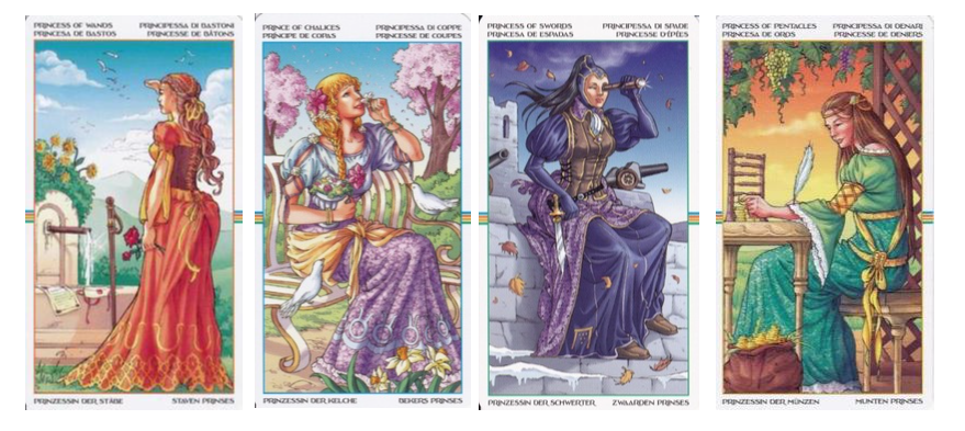 Какие значения имеют Пажи Таро в вопросах виртуального общения?