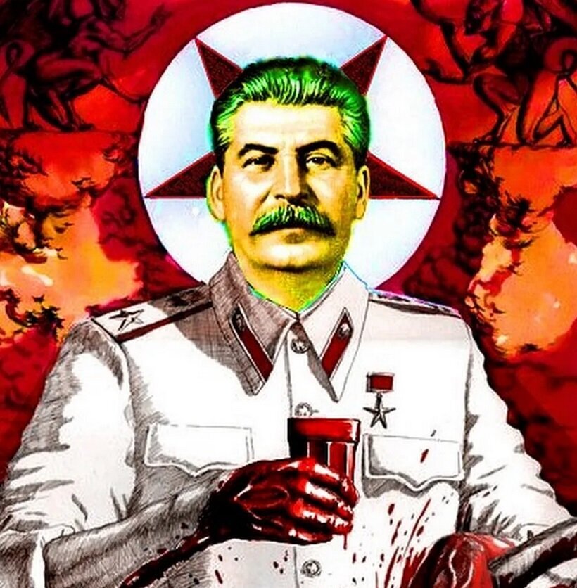 Кровавый Сталин всех убил