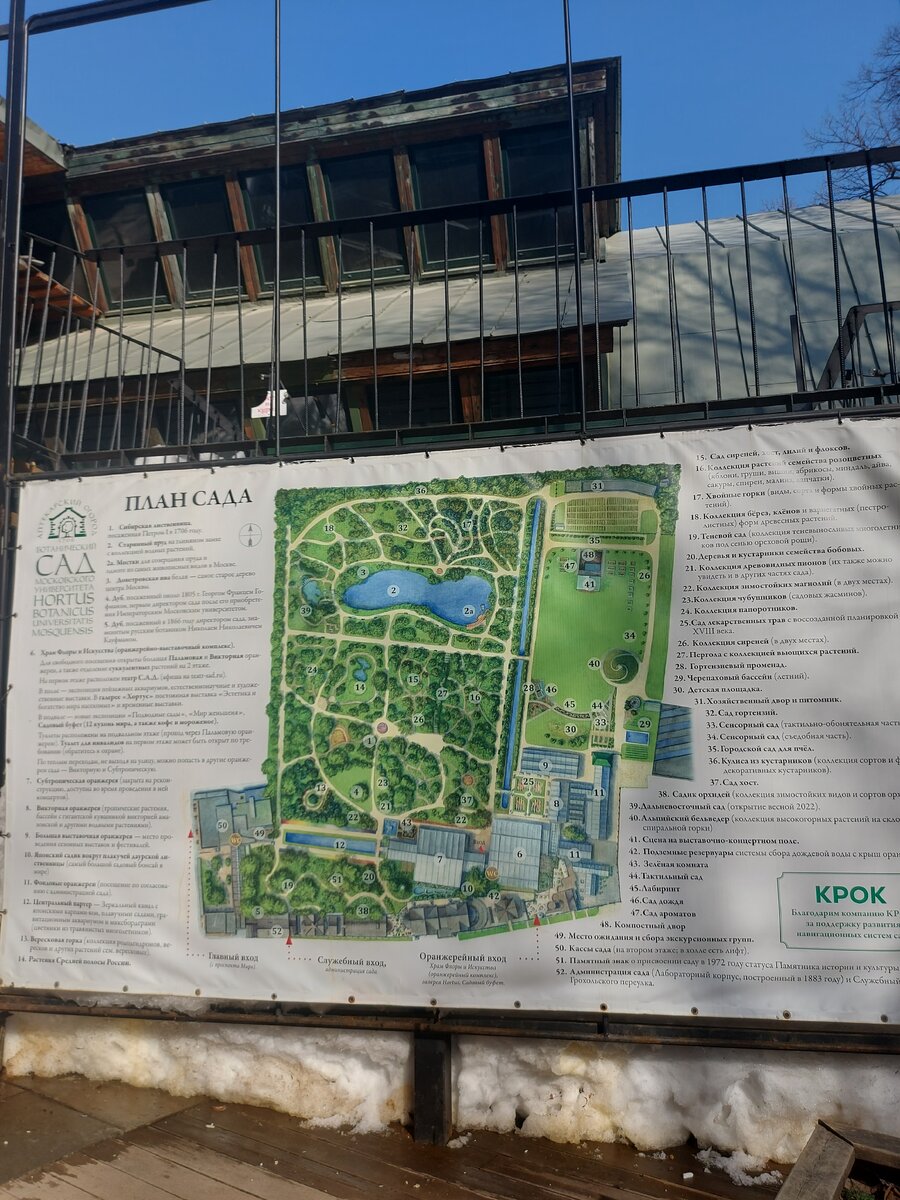 План-схема сада