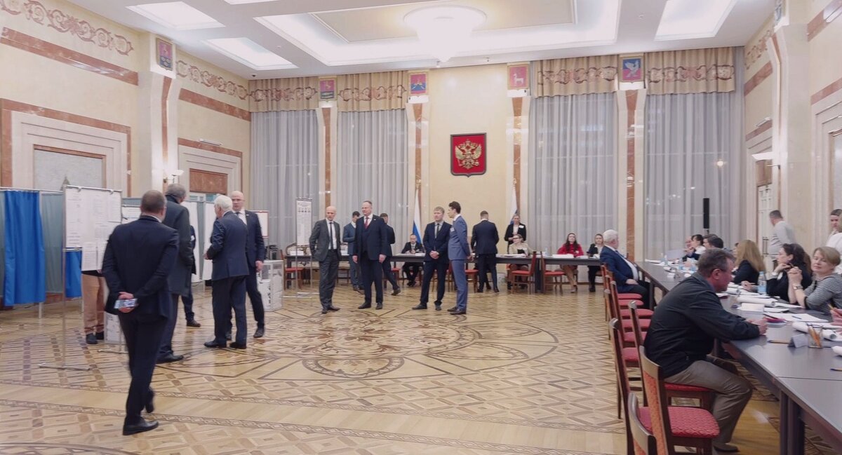 Избирательный участок в Минске