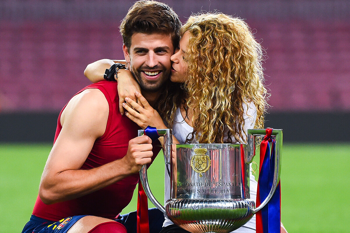 David Ramos / Getty Images📷Жерар Пике и Шакира