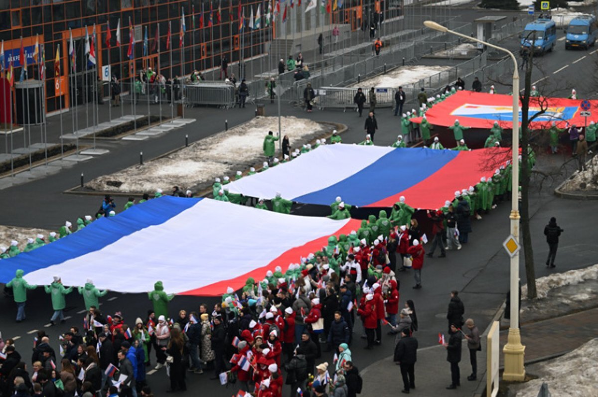    Международная выставка-форум "Россия". Праздничное шествие "Крым – Севастополь – Россия НАВСЕГДА".