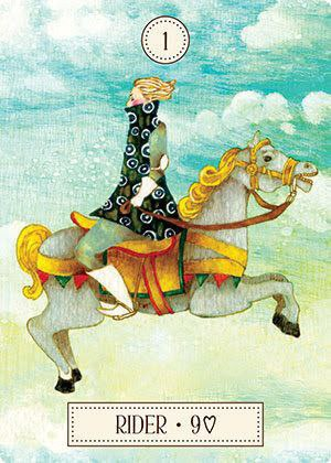 Всадник в Колоде Dreaming Way Lenormand