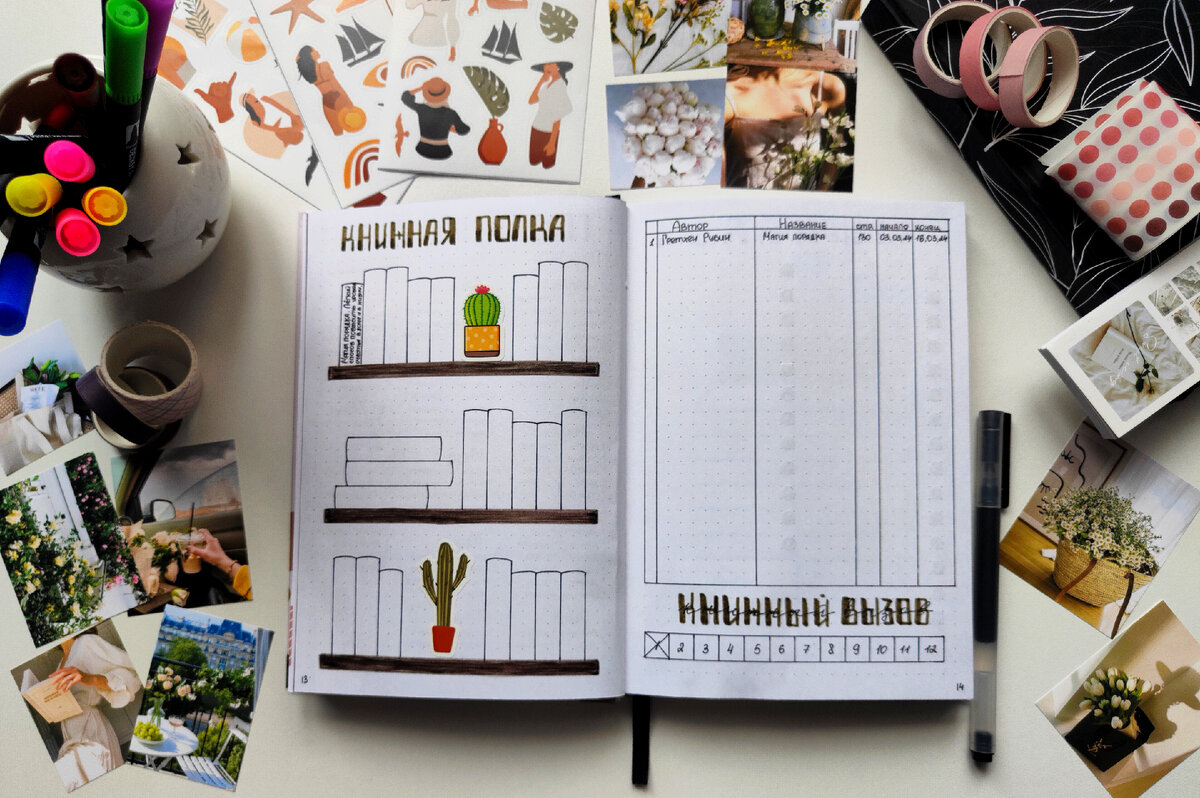 Новый ежедневник и коллекции для Bullet Journal | Читай Планируй Достигай |  Дзен