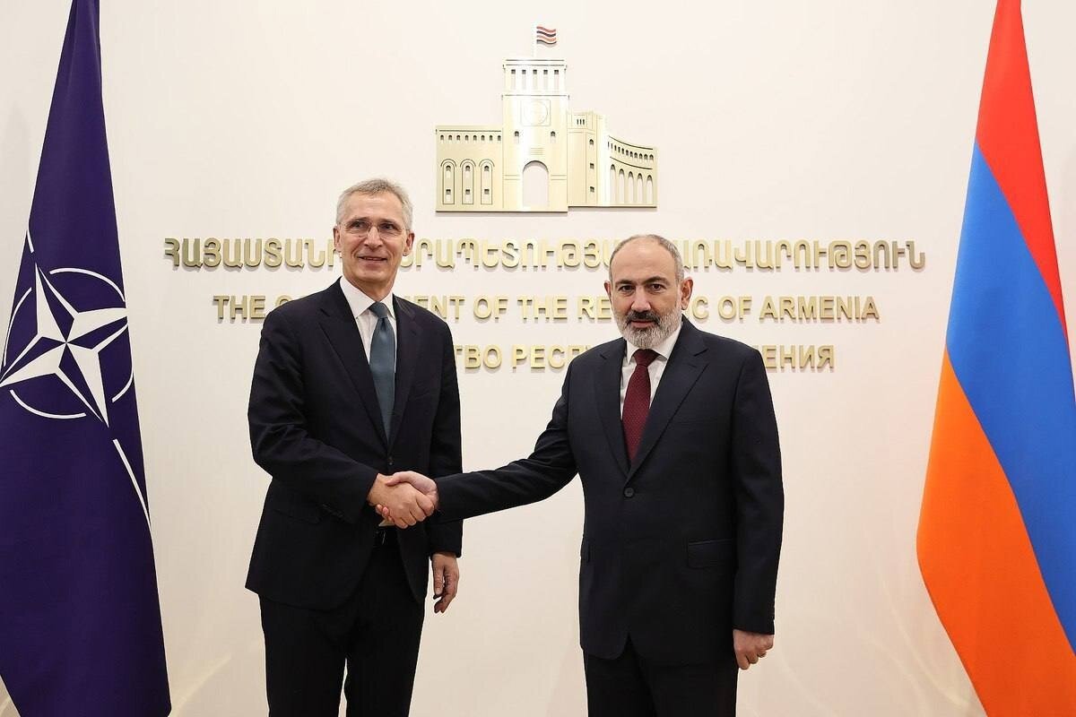 Премьер-министр Никол Пашинян принял генсека НАТО Йенса Столтенберга