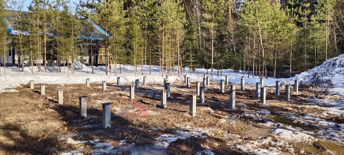 Фундамент из ЖБ свай от компании Andberi