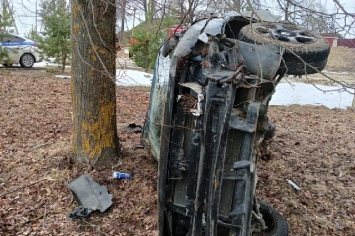    48-летний водитель ВАЗа умер после ДТП в брянском поселке Любохна