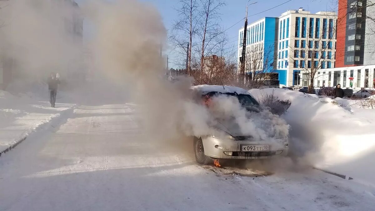     Транспортное средство после пожара превратилось в хлам: фотографии появились в соцсети.