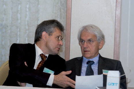   Александр Сергеев (слева) и Жерар Муру