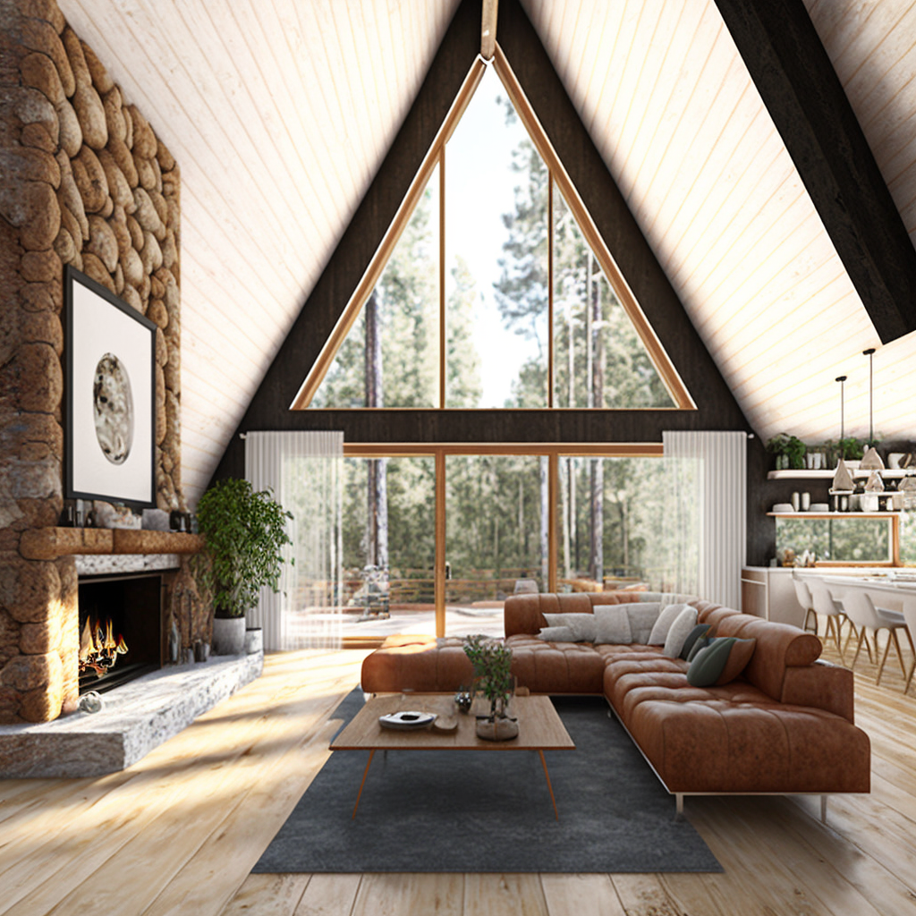 Дом внутри, интерьер 1