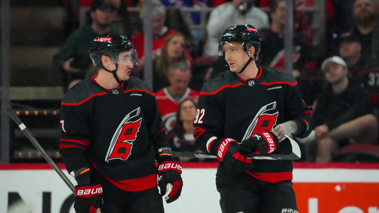    Дмитрий Орлов и Евгений Кузнецов. USA Today Sports