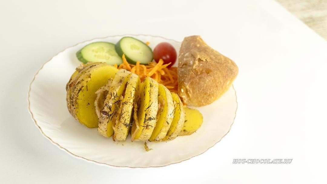 Картофель с беконом