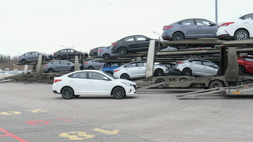 Отгрузка первых собранных седанов Solaris 