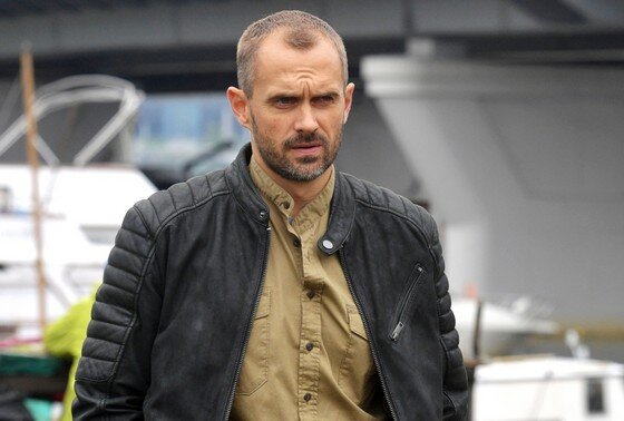    Актер Алексей Комашко на съемках сериала «Тайны следствия» в Санкт-Петербурге