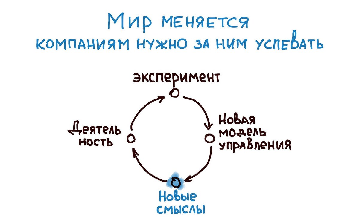 Так можно изобразить “Цикл развития”
