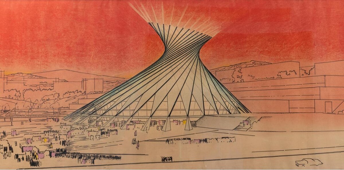 Владимир Сомов. «Цирк в Мурманске. Проект», 1975., фото:пресс-служба выставки