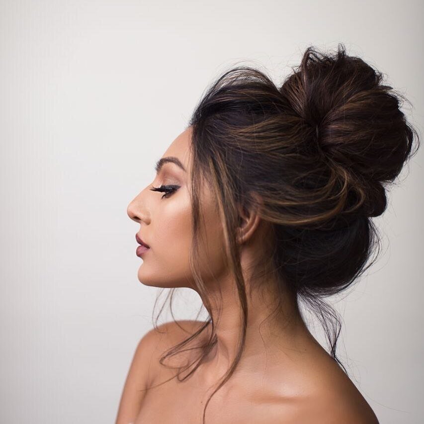  Объемная прическа