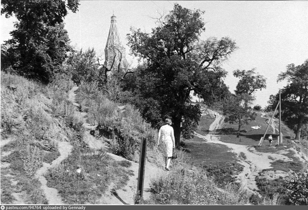 Коломенское, Нагатинский затон, 1972 г. Источник: сайт истории «Юг Москвы».