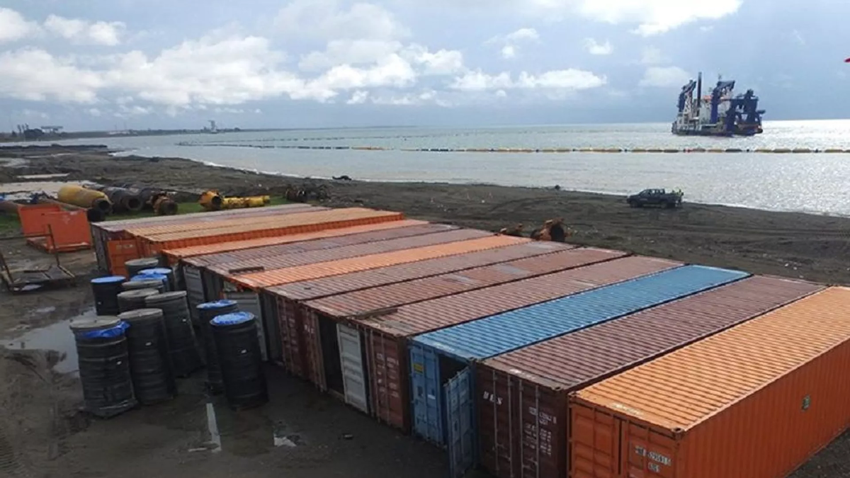 Место, где должен быть построен порт Анаклия © photo : Anaklia Port