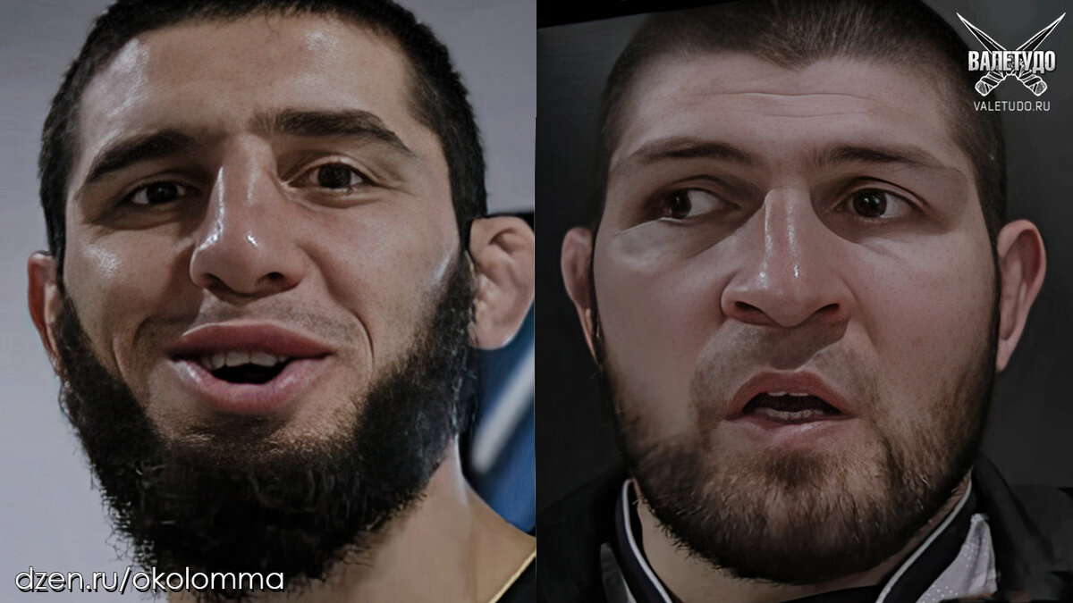 Ислам Махачев и Хабиб Нурмагомедов | valetudo.ru 