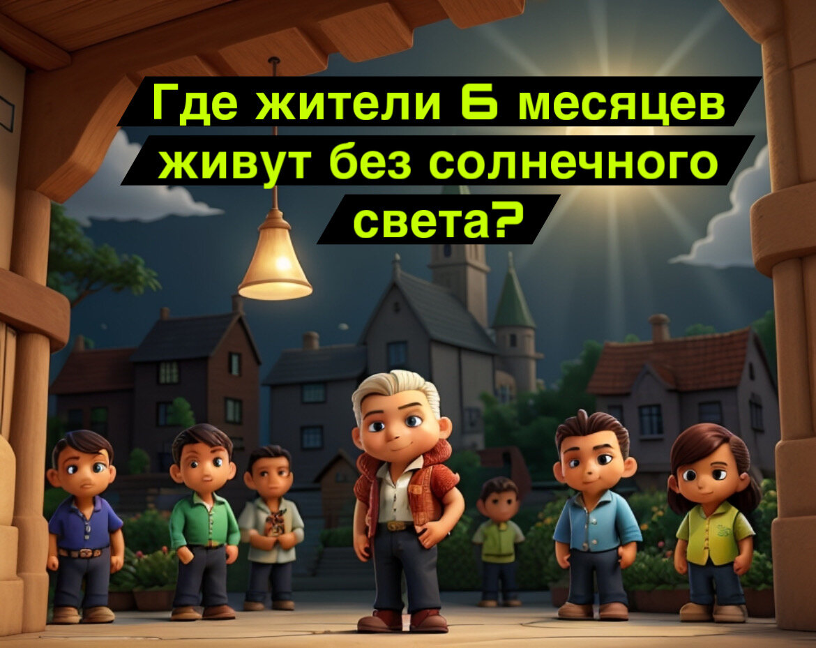 Где жители 6 месяцев живут без солнечного света? | Лампочка Ильича | Дзен