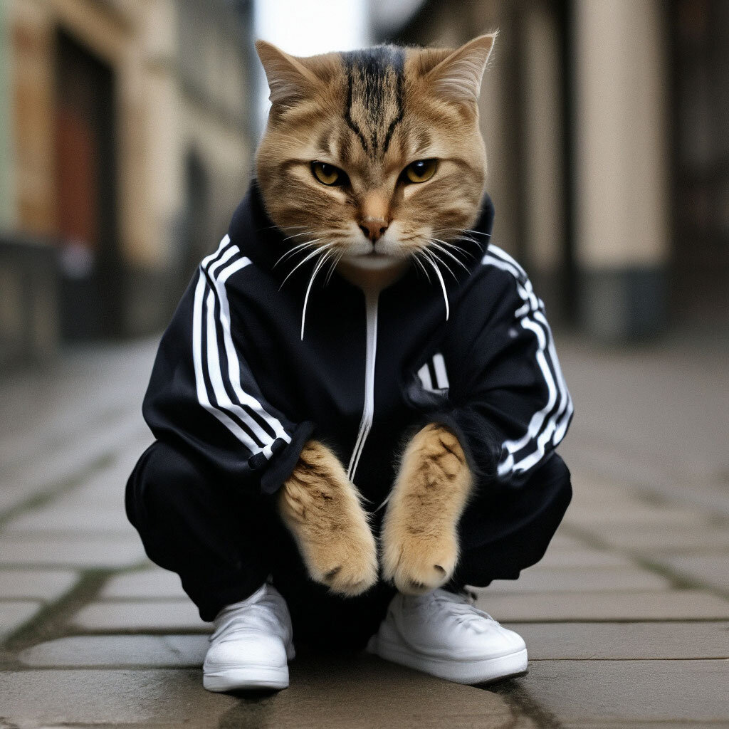Кот в найке