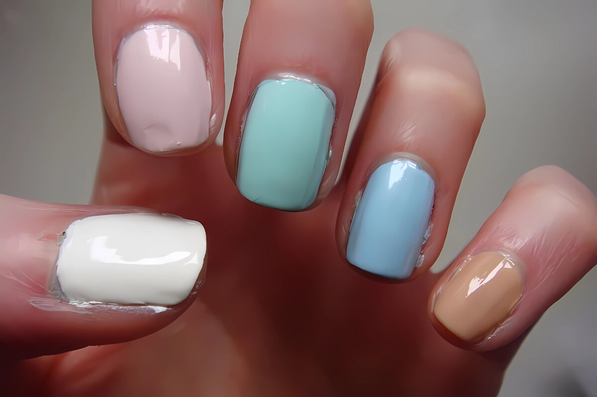 Затекание лака.