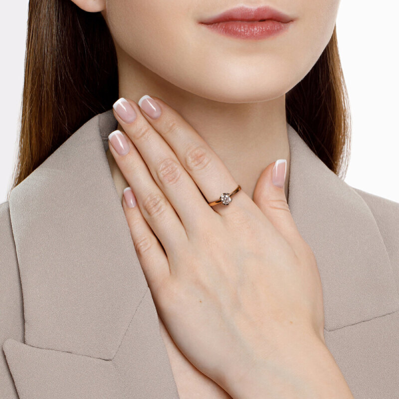 помолвочное кольцо Sokolov