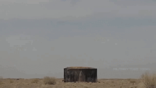 Испытание БПЛА "Shahed 136" без БЧ (GIF видео).