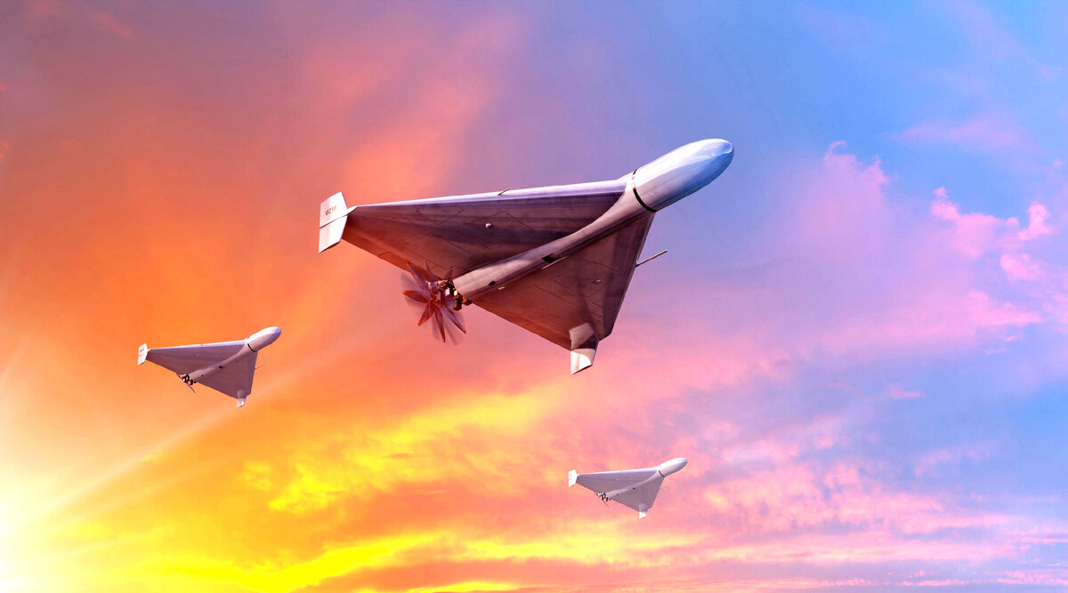 БПЛА "Герань-2", иллюстрация. / Источник фото: Яндекс картинки