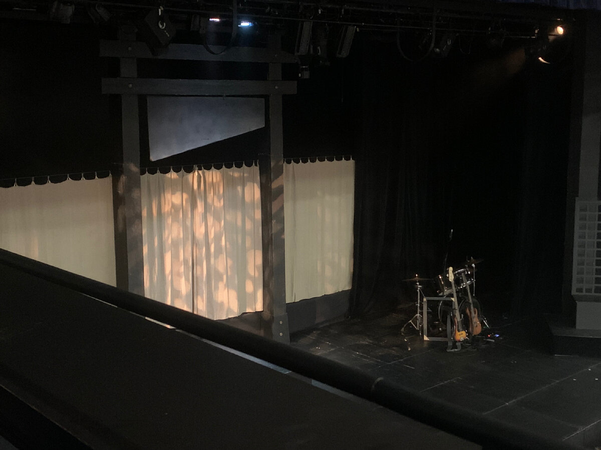 Традиционное фото перед спектаклем. Вполне неплохие места, хотя самые дешёвые.