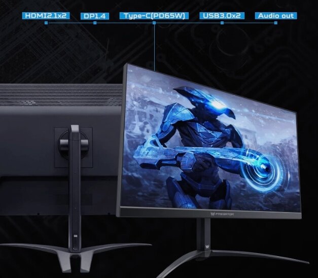   Acer представила 144-герцевый игровой монитор с матрицей mini-LED