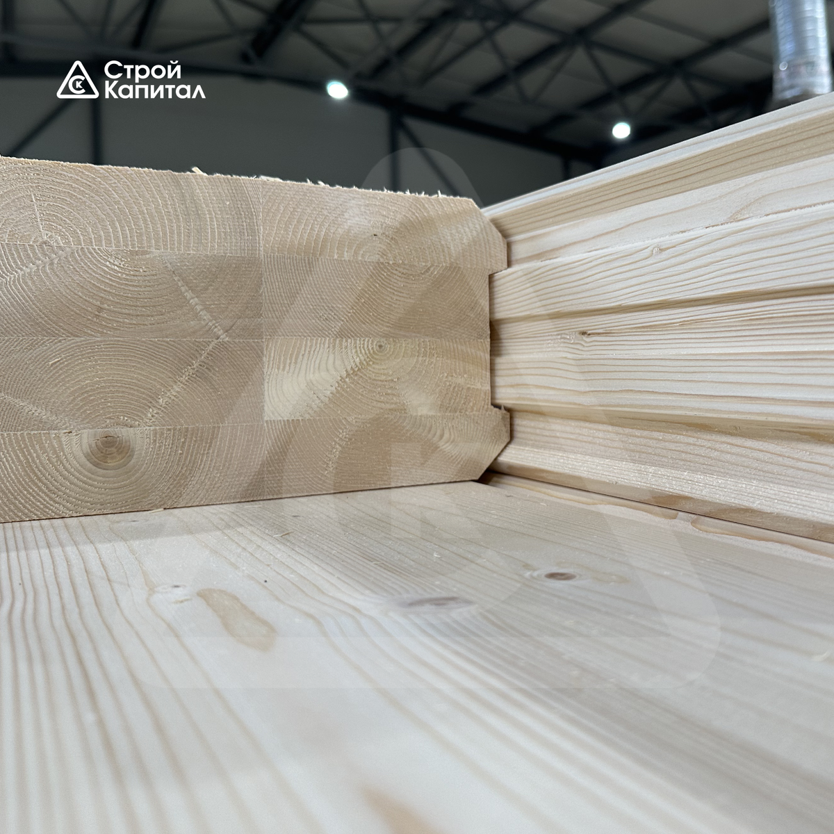 Клееный брус на производ