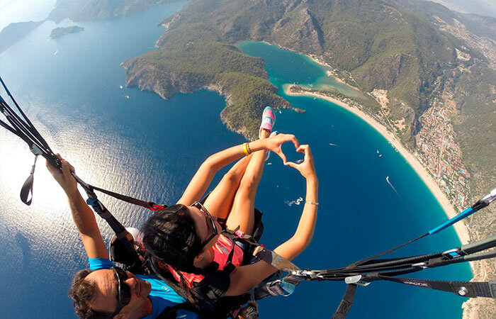 Полет на параплане в Фетхие