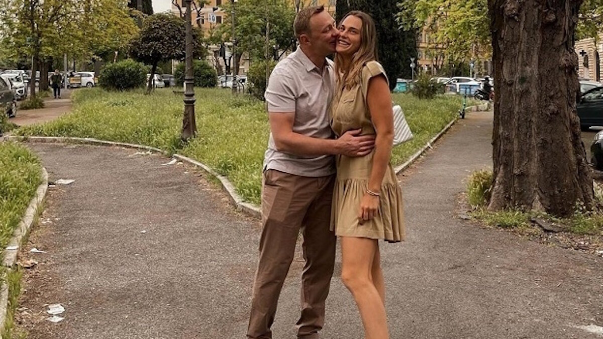    Арина Соболенко и Константин Кольцов не скрывали своих чувств. Фото: соцсети