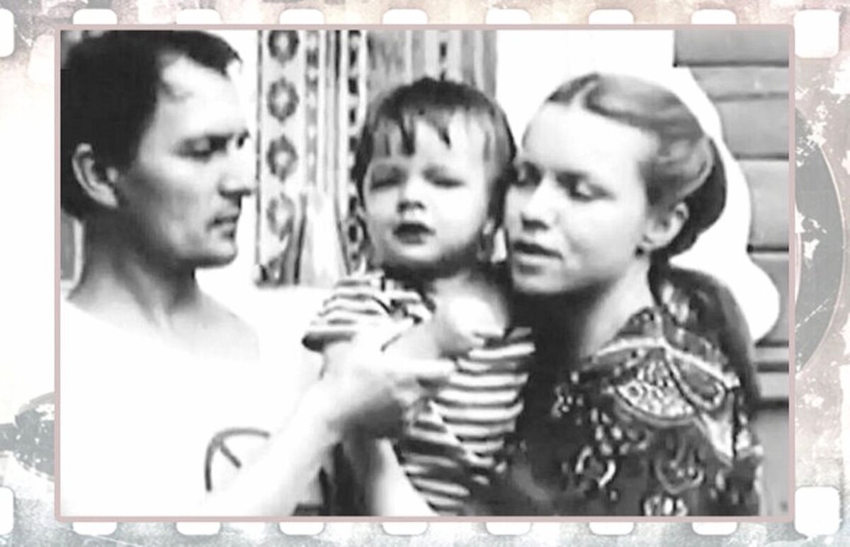 Валентина Теличкина с мужем и сыном