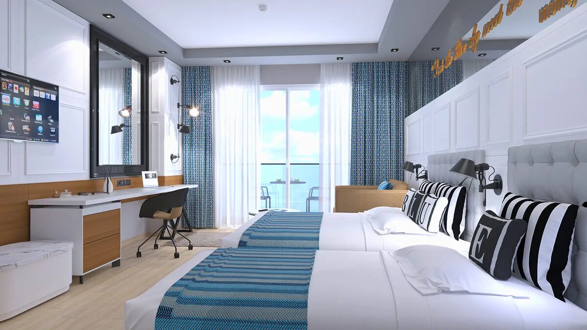Номера в отеле Eftalia Blue Resort & Spa 5* - фото с официального сайта отеля.
